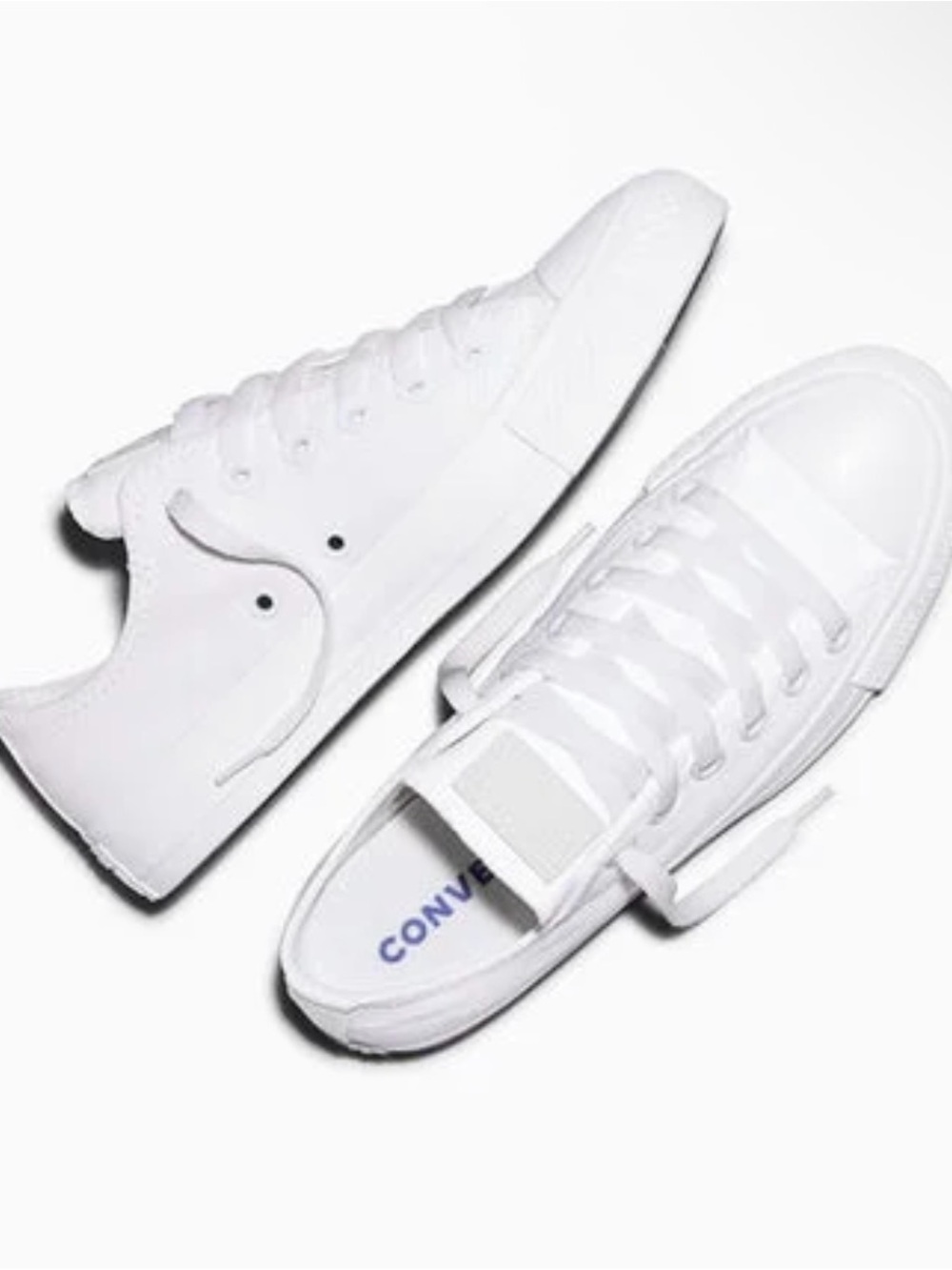 Converse Unisex White Low-Top Canvas Sneakers